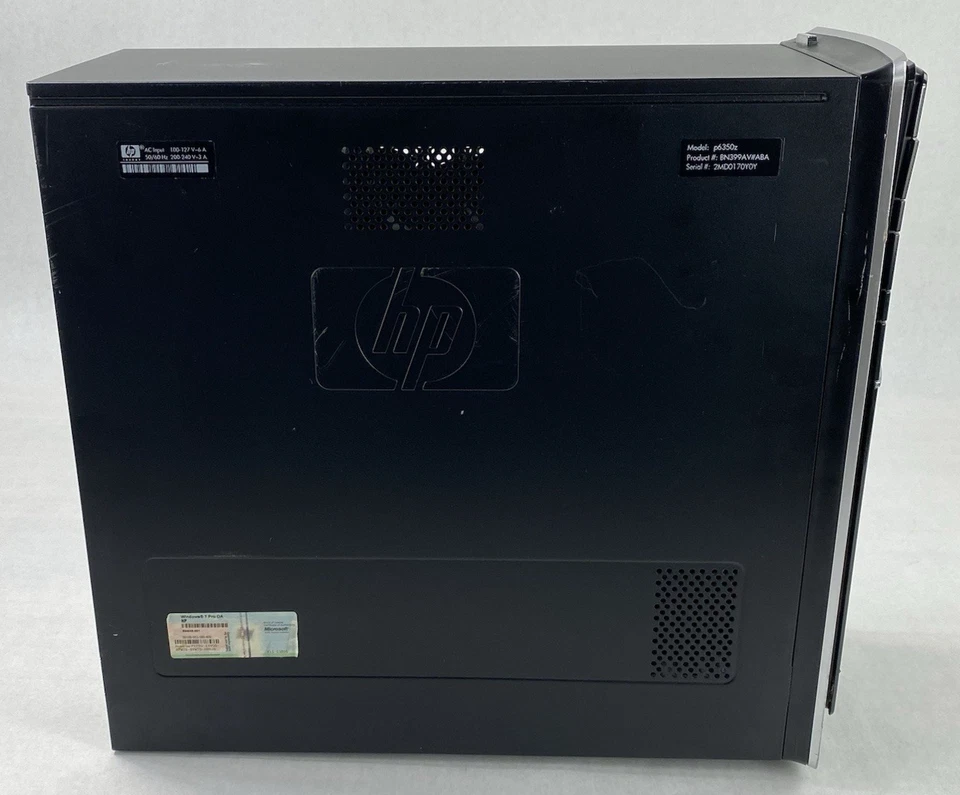 HP p6350z MT AMD Athlon 2 x2 240 2,80 GHz 4 GB de RAM sin disco duro sin sistema operativo Foto 4 de 4