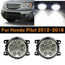 Pair of LED Bumper Lamp Front Fog Light For Honda Pilot 12 13 14 15 16 17 18 L+R