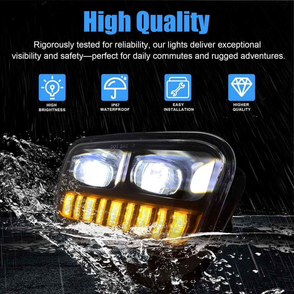 Luces antiniebla LED para camioneta Dodge Ram 1500 2500 3500 2009-2018 luces de parachoques Foto 3 de 4