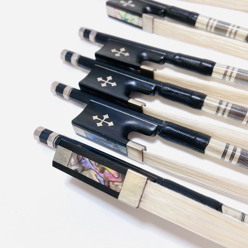 1pcs professional black Carbon fiber violin bow 3/4 ,natural horsetail - Image 2 of 4