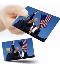 NEW Donald Trump Rally attack 2024 Credit Card Skin, Debit Card Skin Cover