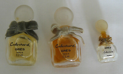 3 Miniatures Parfum ''Cabochard de Grès''
