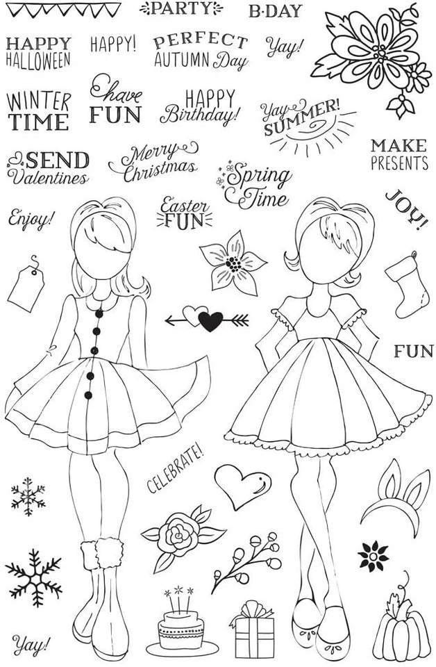 Estampillas de muñeca y planificador de medios mixtos de Julie Nutting Prima Marketing - ¡Tú eliges! Foto 2 de 4