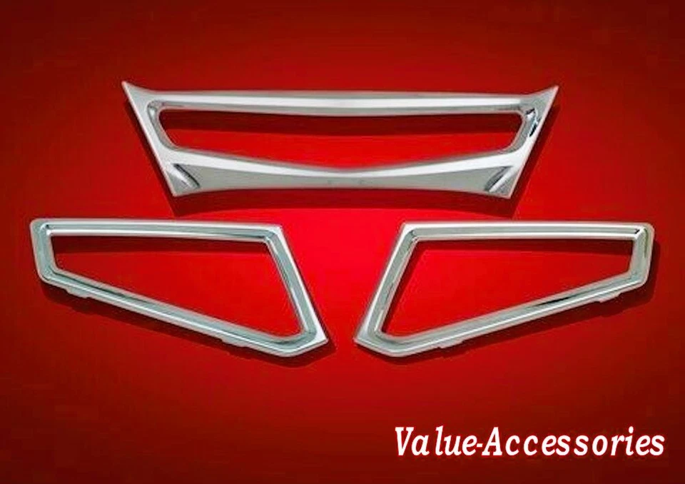 Show Chrome, Taillight Lens Trim, Honda GL1800 Gold Wing / F6B 12-17, 52-821 - Image 2 of 2