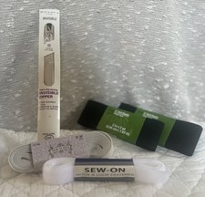 Sewing Lot Misc. Elastic, Zipper, Hook And Loop Fastener