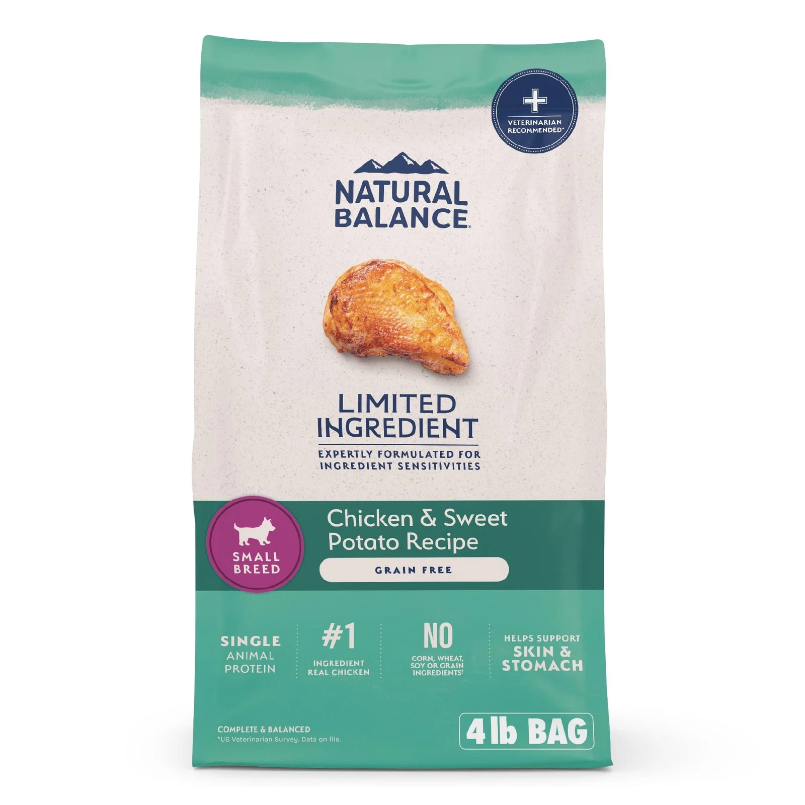 Natural Balance Limited Ingredient Diet Small Breed Chicken Sweet Potato Dog ...