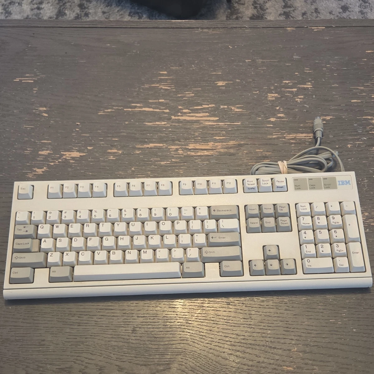 Clavier IBM Model M Vintage - AZERTY FR - 1986 - PS/2 XT/AT - Rare