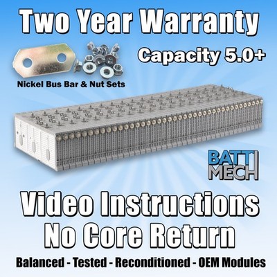 Cadillac Escalade 2010 2011 Hybrid Battery 40 Pack Cells Modules 2Yr 24k Wrty