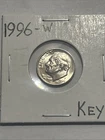 1996-W West Point Roosevelt Dime, US 10c Coin Key Date, Gem BU UNC No OGP