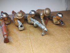 5 Barclay Soldiers Crawling Lot