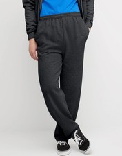 Hanes Men Fleece Sweatpants w/ pockets ComfortSoft EcoSmart Low-pill High Stitch