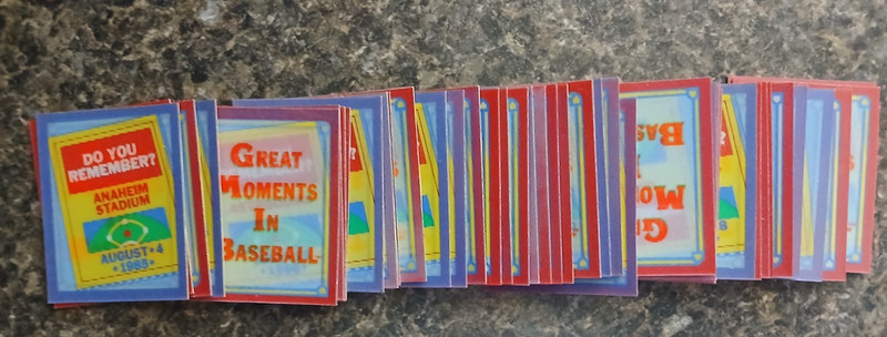 1988 Score - Do You Remember? Inserts Lot (45) baseball trivia cards