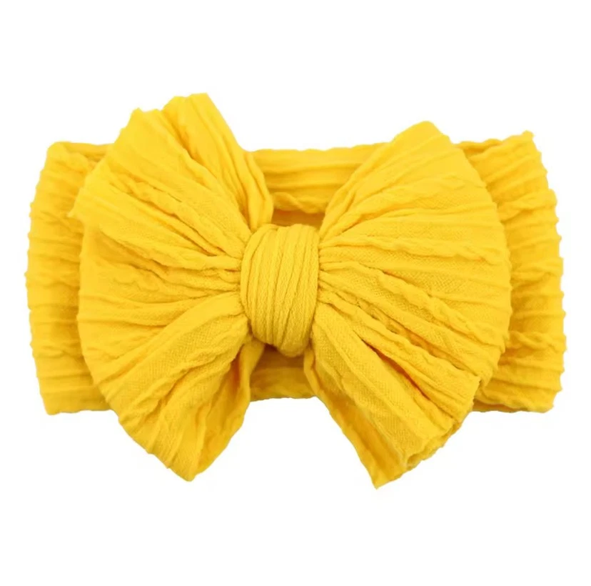 Diademas con lazo para bebé - Diademas elásticas suaves para pajarita para bebés niñas niños recién nacidos Foto 4 de 4