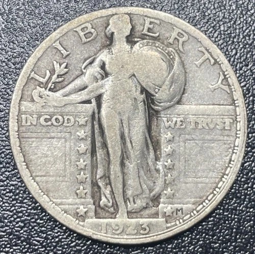 1923-P Standing Liberty Quarter 25c Fine Better Date