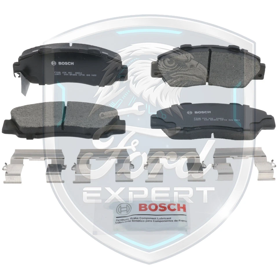Bosch OEM Front Ceramic Brake Pads Kit For 1991-2002 Honda Lifetime Warranty - Image 3 of 4