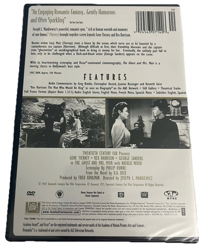 The Ghost and Mrs. Muir (DVD) Gene Tierney Rex Harrison George Sanders Edna Best - Bild 2 von 2