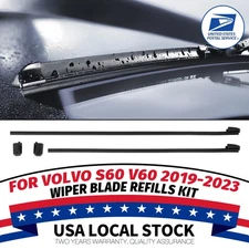 OEM 31693569 Front Windshield Wiper Blades Refills Kit For 19-25 Volvo S60, V60