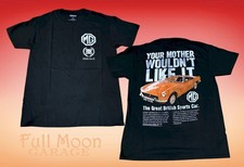 New Mg Motor Uk Sports Car 2 Sided Black Classic Mens T-shirt