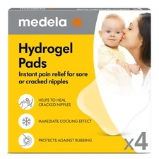 Medela Hydrogel Pads, Instant Pain Relief for Cracked or Sore Nipples from