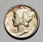 1941 D MERCURY DIME 90% SILVER UNC #C9175