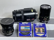 Vivitar Zoom Lens LOT - 75-200mm 1:4.5 Auto Focus, 28mm 1:25 wide, 135mm 1:2.8