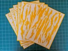 Vietnam Tiger Stripe Stencil | Cerakote, Duracoat, Gunkote - DIY Camouflage