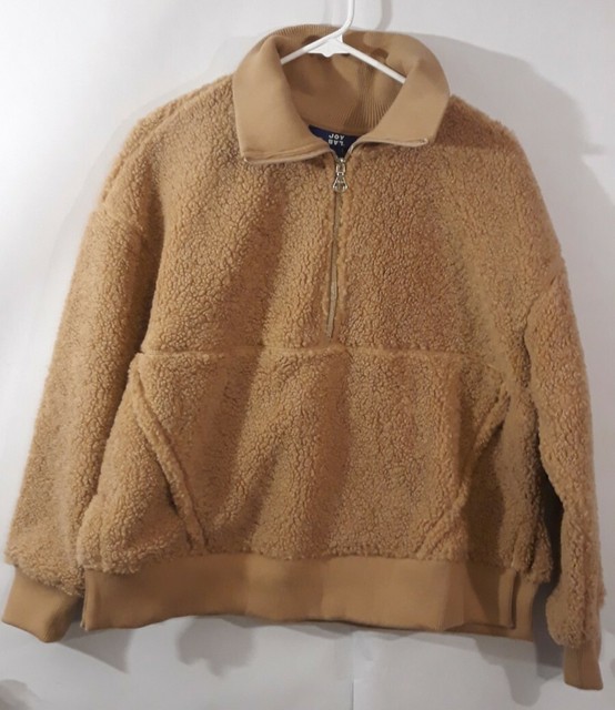 sherpa pullover brown