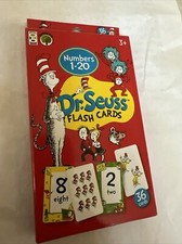 Dr. Seuss Flash Cards Numbers Teach Aid Toddler Preschool Home School Sealed New