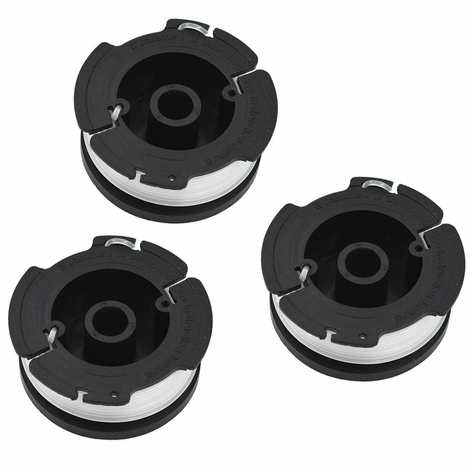 12+2 Stück Trimmerschnur-Spulen Für Black & Decker AF-100 Etc. – 90 Cm, 0,65 Mm, Automatik-Feed