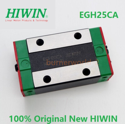Hiwin Linear Carriage EGH25CA Ball Bearing Guide Block Slide Rail CNC ...