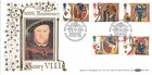 Henry VIII Great Tudor GB Benham BLCS69b FDC Greenwich 1997 (136263)