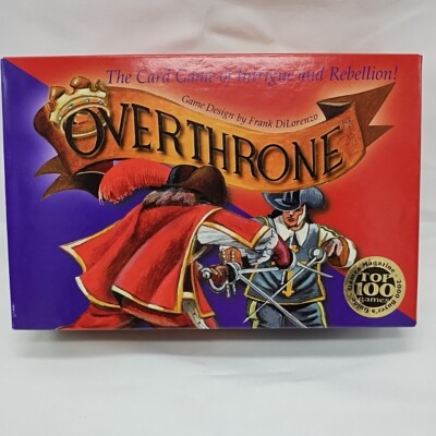 *New Open Box* Overthrone The Card Game Of Intrigue And Rebellion Complete