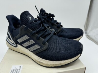 ADIDAS MEN'S ULTRABOOST 20 PARLEY RUNNING SHOES SNEAKERS BLUE WHITE SIZE 7