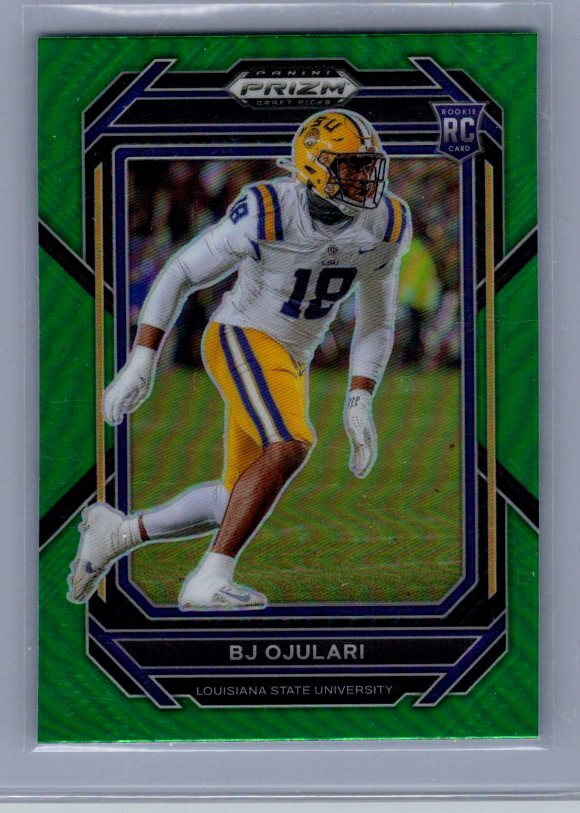 2023 Panini Prizm Draft Picks #165 BJ Ojulari Prizms Green