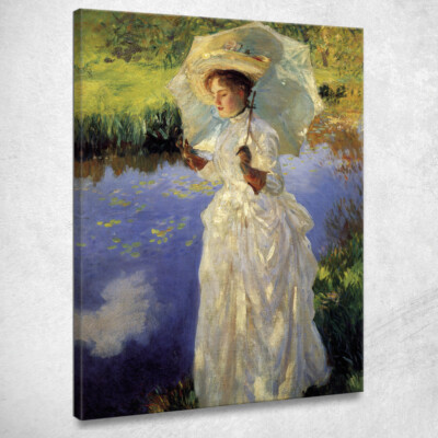 John Singer Sargent Morgenspaziergang, jss172 Leinwandbild