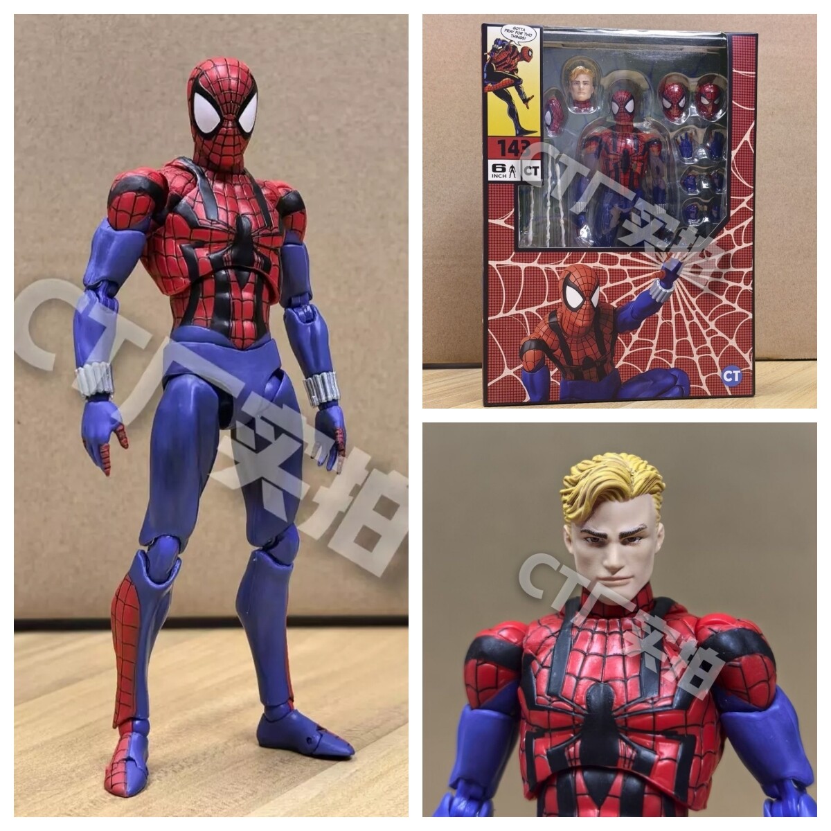 アメコミ MAFEX No.143 SPIDER-MAN (BEN REILLY) In Stock CT Toys MAFEX No.143 SPIDER-MAN Ben Reilly Comic