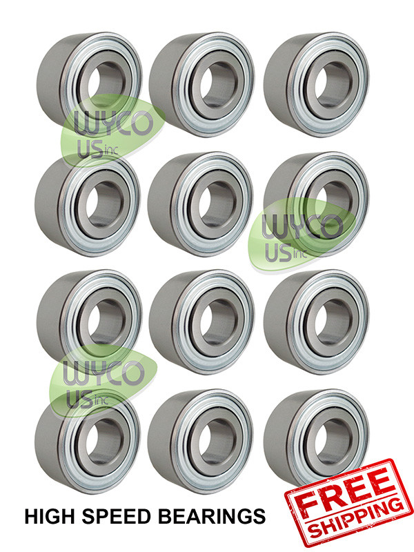 12 PREMIUM SPINDLE DECK BEARINGS, 1.78" x 0.75", REPL JOHN DEERE JD9296