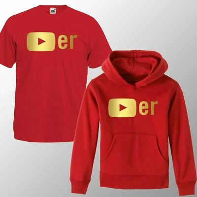  YouTuber Player T-shirt Hoodie Gaming Gift Viral  Kids T-Shirt Tuber Gamer GP  - Image 1 of 3
