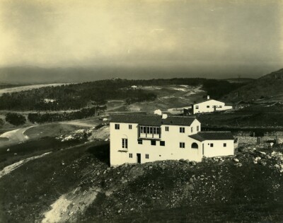 USA California Palos Verdes Peninsula Panorama House Old Photo 1920's
