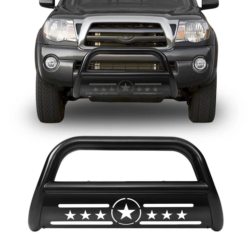 Bull Bar Pickup Truck 3" Front Grille Brush Push Bumper Guard with Removable ...