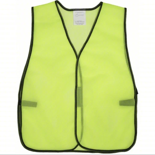 Condor High-Visibility Vest, Lime Green, Mesh Polyester, Hook-and-Loop, Unisex - product listing photo