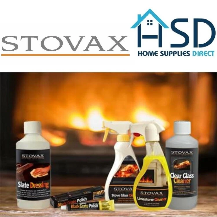 Stovax Stove Black Graphite Polish Protector Flue Chimney Glass Cleaner  Slate | eBay