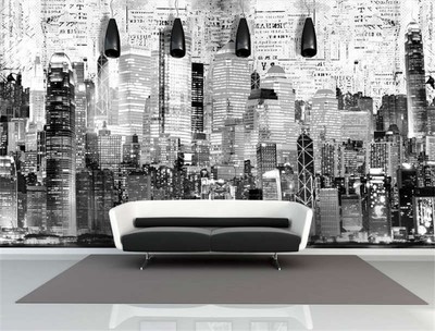 full wall vinyl print