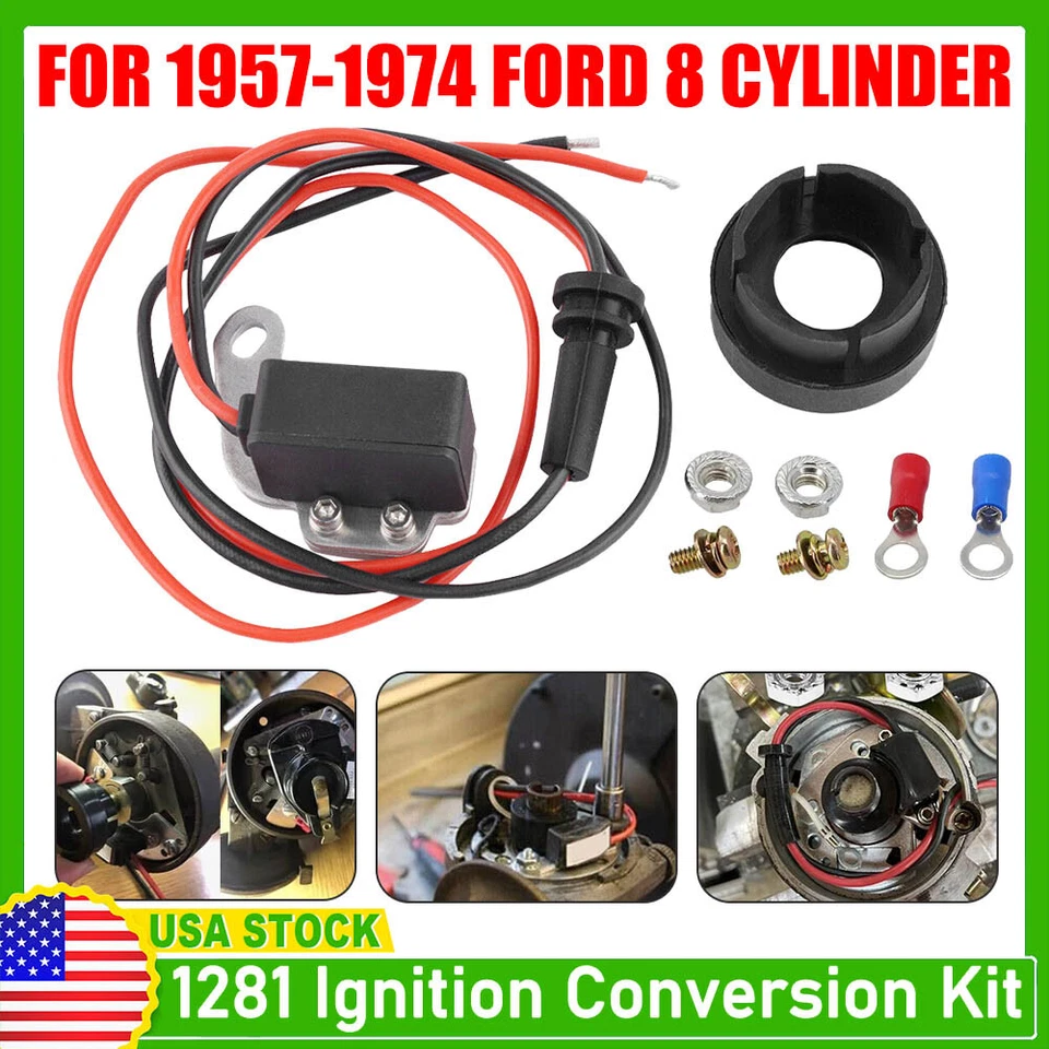 Kit de encendido a encendido electrónico encendido nuevo para Ford V8 1281 Foto 4 de 4
