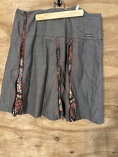 Matilda Jane Women  s Medium You and Me Harriet Herringbone Zipper Peekaboo Skirt
