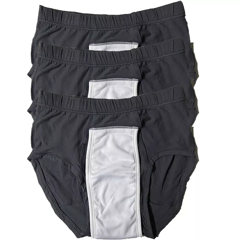 3 Pack Men s Incontinence Underwear Regular Absorbency Reusable