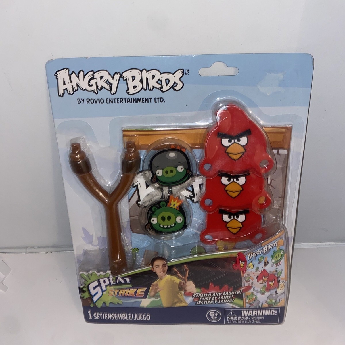 Angry Birds Game splat strike 2013 rovio set rare new boxed