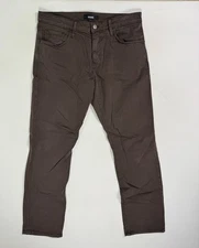 Mavi Jeans Mens 33x34 (35x33) Matt Relaxed Straight Leg Stretch Brown Casual