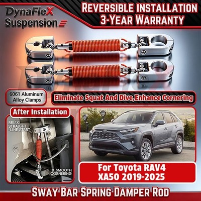For Toyota RAV4 XA50 2019-2025 2pcs Sway Bar Anti-Roll Link Spring Damper Rod