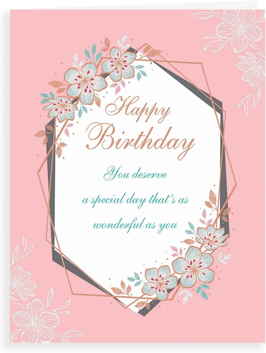 Happy Birthday Card For Female. 19x13cm